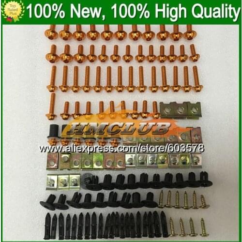 Fairing bolts full screw kit For SUZUKI GSXR600 GSXR750 04 05 GSXR 600 750 K4 GSX R600 R750 2004 2005 CL150 Nuts bolt screws Nut