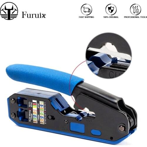 Rj45 Tool Network Crimper Cable Stripping Plier Stripper for Rj45 Cat6 Cat5E Cat5 Rj11 Rj12 Connector