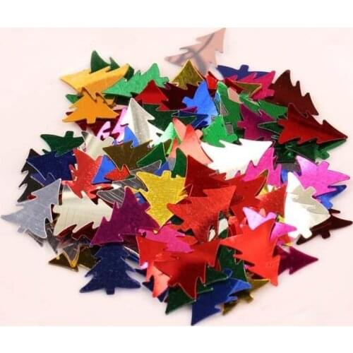 Stage clothing accessories DIY jewelry accessories mixed color sequined Christmas decoration tree