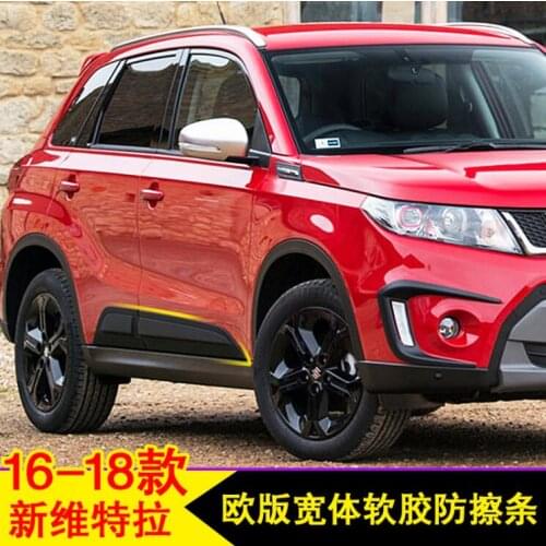 High quality PP Door Side Body Molding Chrome Trim Cover For Suzuki vitara 2016-2018 4pcs/set Car-styling car accessories