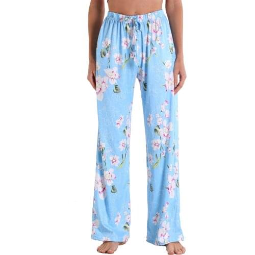 Women Clothing Trouser Suits Hundreds Of Ties Loose Casual Wide Pants Loose Ties Camouflage Fashion Print Pants Femal Harajuku