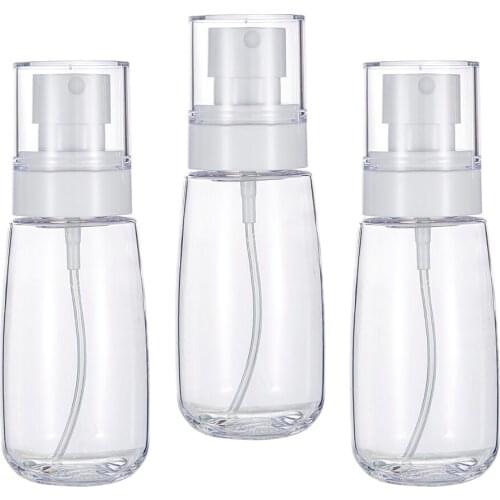3pcs 2.7oz Leakproof Perfume Pump Spray Bottles Containers For Skincare Liquid