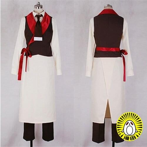 Free shipping Cartoon Anime Cafe Kichijouji Cosplay Taro Kurihara Cos Woman Man Halloween Party Cosplay Costume