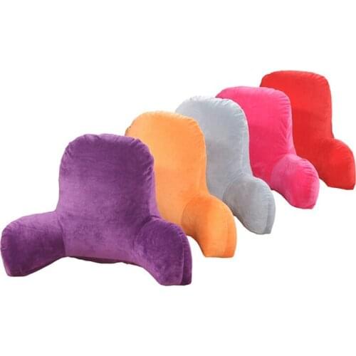 Big Backrest Chair Cushions Sofa Office Bedroom Fold Cushion With Arms Car Seat Removable Soft Plush Nap Pillows Dropship