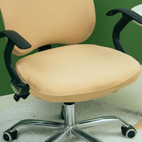 Modern Office Seat Chair Cover Split Computer Armchair Covers Backrest Case Elastic Universal Swivel Chair Cover Seat Silpcovers