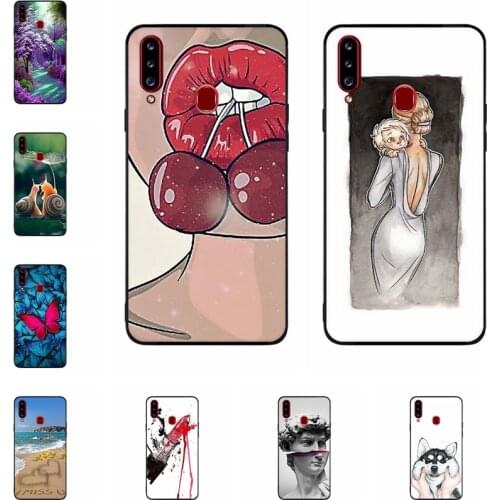 Case for Samsung Galaxy A20s Case Galaxy A20s Case Soft Silicone Bumper Cover for Samsung A20s A 20s A207 Cover Soft Funda Coque