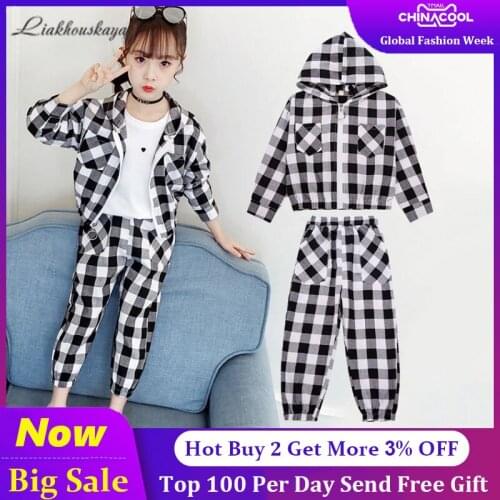 Kids Summer Clothes 2020 Girls Clothing 2 Piece Set Coat+pants Children Baby Girl Teenage Girls Clothing 5 6 7 8 9 10 12 Years