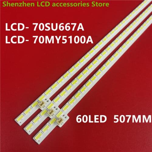 FOR Sharp LCD- 70SU667A LCD- 70MY5100A LCD TV backlight strip 2015SSP70-7030-60-4K-REV1.0 LM41-00090R 60LED 508MM