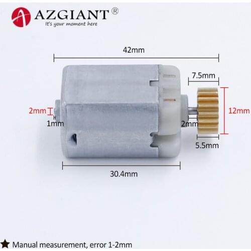 Car truck lock motor FC280 Micro DC 12V carbon brush motor rear tailgate boot luggage motor