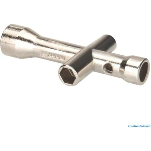 E3D V6 Nozzle Mini Spanner M2 M2.5 M3 M4 Screw Nut Hexagonal Cross Wrench Sleeve Socket Maintenance Model Car Wheel Tool