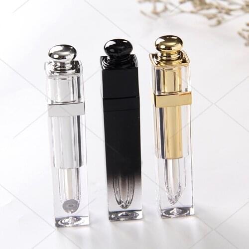 4.5ml Empty Lip Gloss Tubes Containers Lip Balm Lipstick Packaging Lipgloss Tube Cosmetic Container Plastic Bottle Set Wholesale