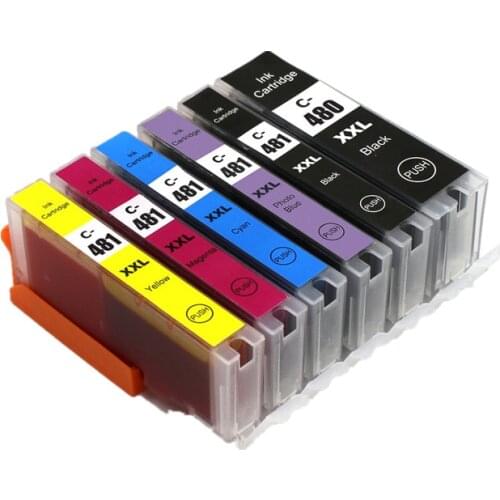 BLOOM 6 color For canon 480 481 PGI-480 CLI-481 compatible ink cartridge For canon PIXMA TS8140 TS9140 TS8240 printer