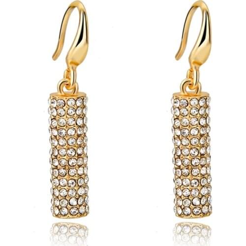 Женские золотые серьги MELIHE China At AliExpress