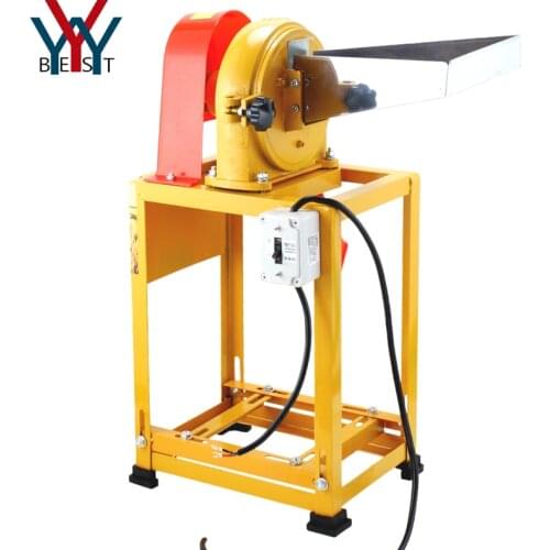 Multifunction Commercial Grain Grinder Pulverizer Automatic Jaw Crusher Shredder Wheat Coffee Flour Mill Machine not with motor