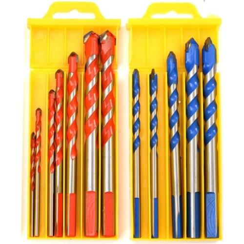 6mm-12mm Multifunction Drill Bits Set Ceramic Wall Tile Marble Glass Punching Hole Saw Drilling Bits Working for Power Tools