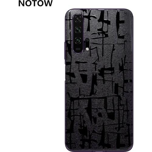 NOTOW Crocodile leather PVC Sticker Mobile Snakeskin grain Back Paste Protective Film for Huawei honor 20/20pro/20i/10/10lite