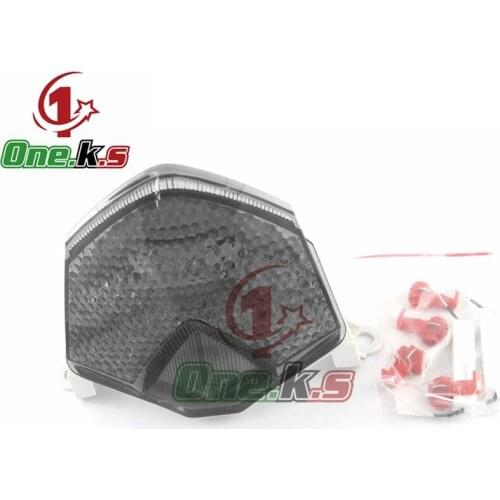 Motorcycle For KAWASNKI Ninja ZX6R Ninja ZX10R Z1000 LED rear Tail Light integrated turn signal function Brake light