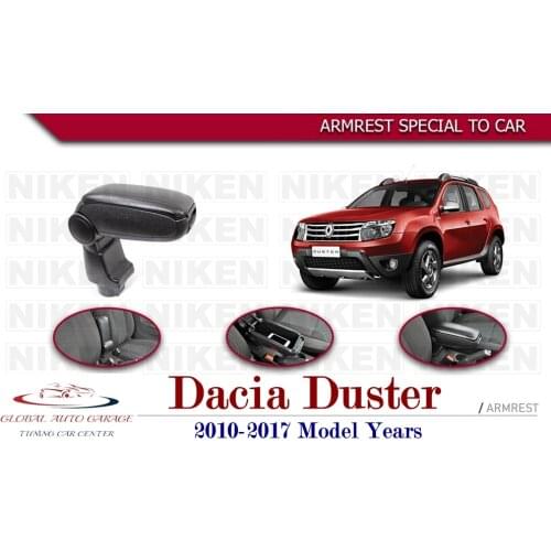 For Dacia Duster Armrest 2010-2021 Car Accessories Storage Box Easy Install Universal Cup Holder Interior Auto Charging USB