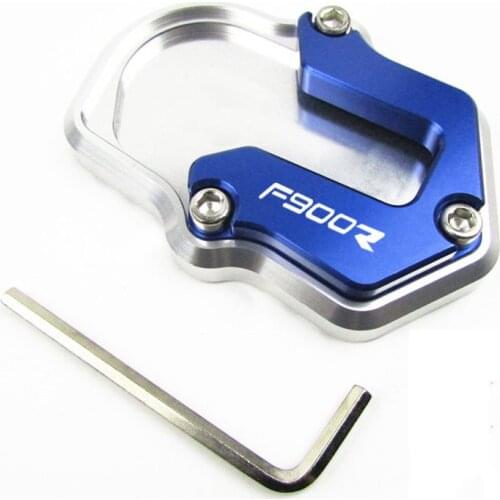 For BMW F900R F900XR 2019 2020 2021 Motorbike Kickstand Foot Side Stand Extension Pad Support Plate Motorcycle Accessories