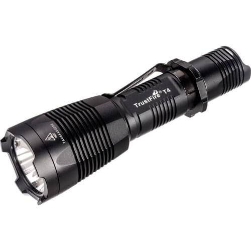 TrustFire T4 CREE XP-L Hi V3 1000 Lumens 5-Mode LED Tactical Flashlight+1x18650+1xHolster