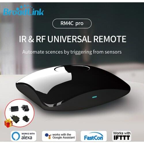 Broadlink/Bestcon RM RM4 Pro 433mhz 315mhz RF IR WIFI Universal Remote Control Smart Home Autoamtion work with Google Home Alexa