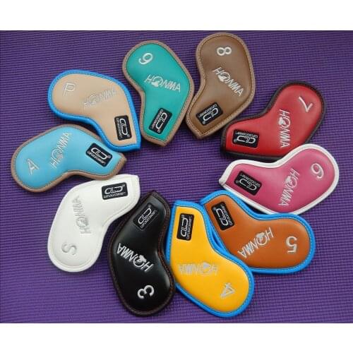HONMA golf iron covers 10pcs /set (3456789PAS) Different colour per number