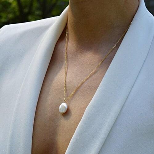 Baroque Pearl necklace Pearl Necklace Aqua Chalcedony Seed Pearl Necklace