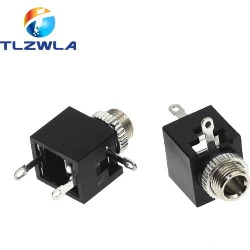 1000PCS Good Quality 3.5mm Female Audio Connector 3Pin DIP Headphone Jack Socket Mono Channel PJ-301M PJ301M