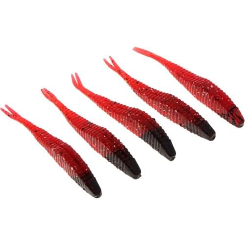 5Pcs Wobblers Fishing Lures Swimbait Silicone Bait Carp Artificial Soft Lure Fishing Baits for Fisherman Saltwater Freshwater