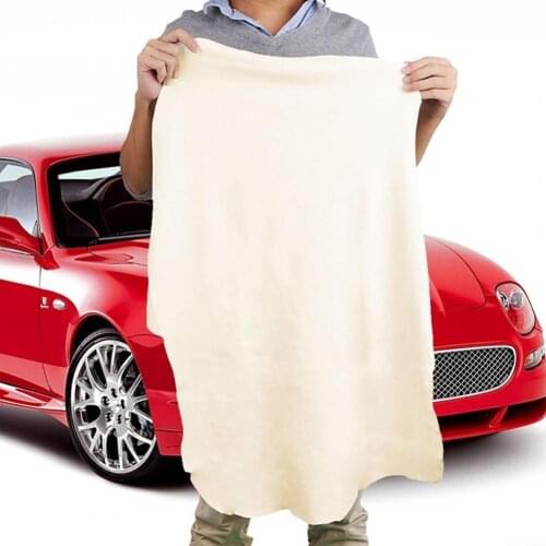 Absorbent Quick Dry Car Wash Towel Auto Cleaning Supplies Tools Accessories Natural Chamois Leather Clean Cloth Towels 50X70cm