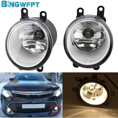 Car LED H11 12V For Toyota Corolla Verso Camry RAV 4 Yaris Verso S Avensis Daytime Running Light Fog Lights Assembly Fog Light