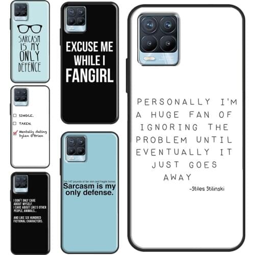 Teen Wolf Quotes TV Series For OPPO Realme C3 C15 C21 GT Neo 6 7 8 Pro Cover For OnePlus 8T Nord 8 9 Pro Phone Case