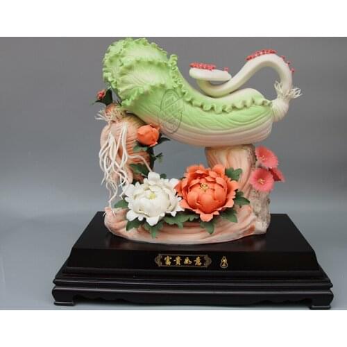Modeling high-end accessories Home decoration luxury Ceramic sculpture art creative home Carvings of riches and honour