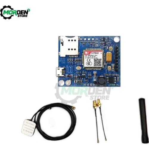 GSM/GPRS/Bluetooth/GPS Module SIM868 Development Board+Beidou BT MICRO SIM IP-EX-MINI Antenna DC-DC 5V-18V for 51 STM32 MCU 3.3V