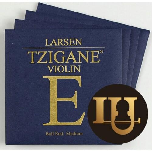 Larsen Tzigane 4/4 Violin String Set with Ball-End E - Medium Gauge