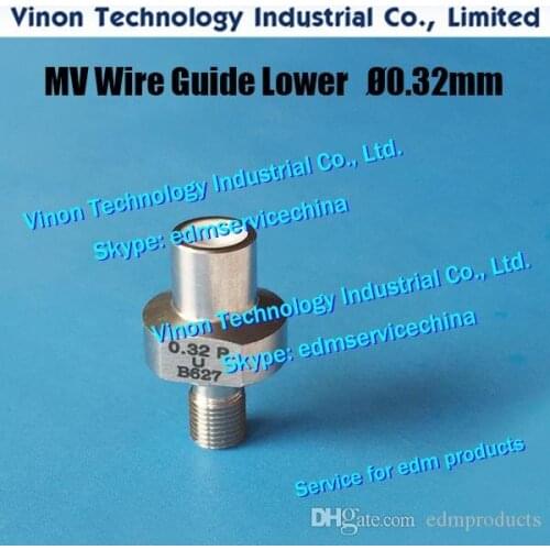 D=0.32mm MV Lower Wire Guide MV136 for Mitsubishi MV1200,MV2400. X052B609G63, X052B663G62 Lower Diamond Die Guide 0.32mm
