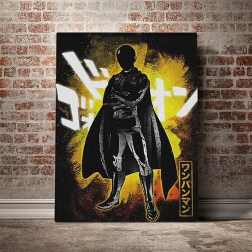 Saitama One punch man poster Canvas Wall Art Decoration prints for living Kid Children room Home bedroom decor painting