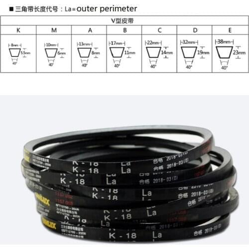 NEW 2Pcs K type Machinery Drive Band Vee-belt drive Belt For Bench drill K17 K18 K19 K20 K23 K24 K25 K26 K27 K28 K29 K30 K31