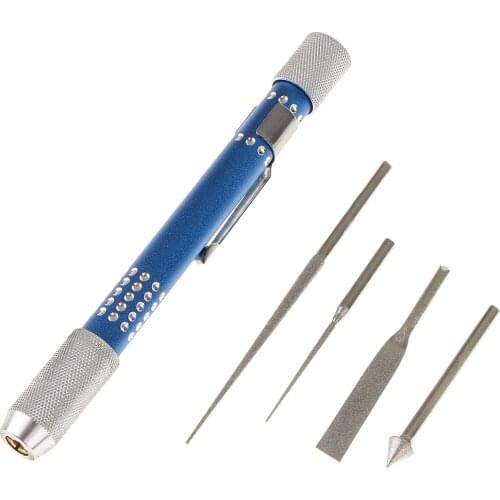 Handle Diamond Coated Tipped Reamer Beading Jewellers Work Tool Crafts