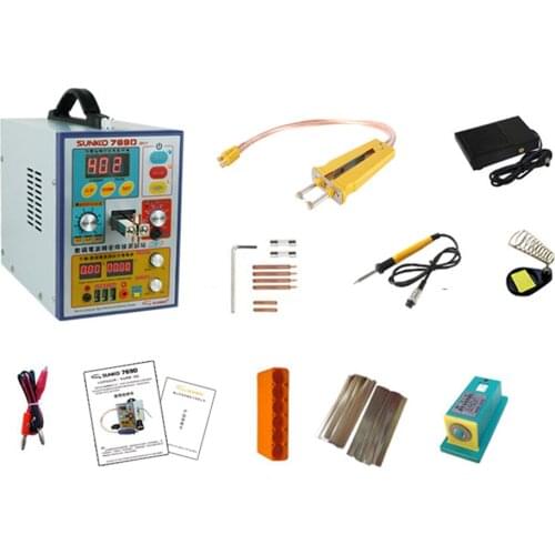 SUNNKO 769D SPOT WELDER MACHINE 110V/220V BATTERY WELDING MACHINE with 71B