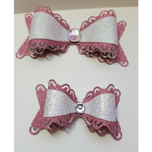 Swirl Bow Small and Large Nicole Design Metal Cutting Dies Stencils for DIY Scrapbooking Paper Cards Crafts Decor New Dies