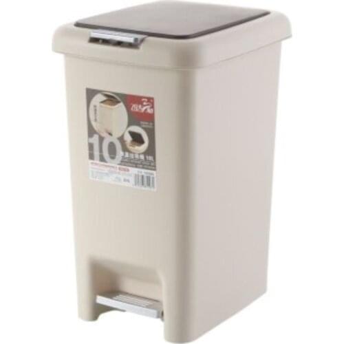 Foot-operated Clamshell Storage Bucket Large Capacity Plastic Bucket Household Kitchen Bathroom Living Room Trash Can
