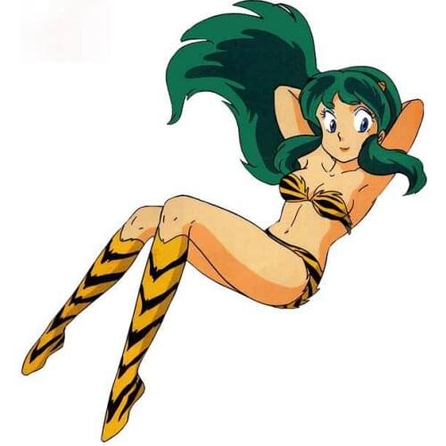 Urusei Yatsura Vinyl Car Stickers Occlusion Scratch Decoration Personality Custom Printing Decal Apply To Car Window Laptop
