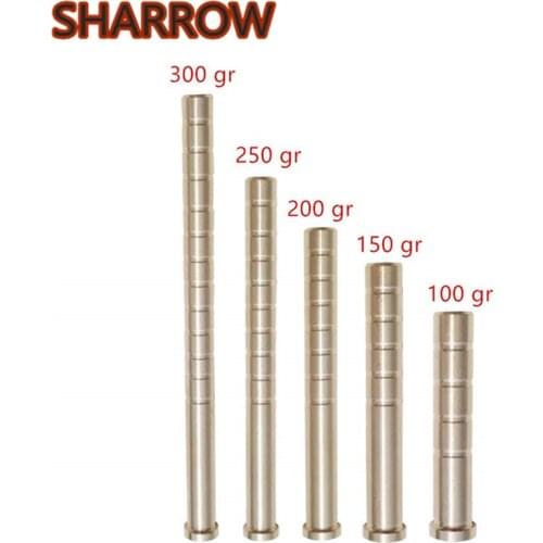 10/20pcs 100-300gr Archery Arrow Insert Fit ID 6.2mm Arrow Shafts Arrow Brass Inserts Weight For Hunting Shooting Accessories