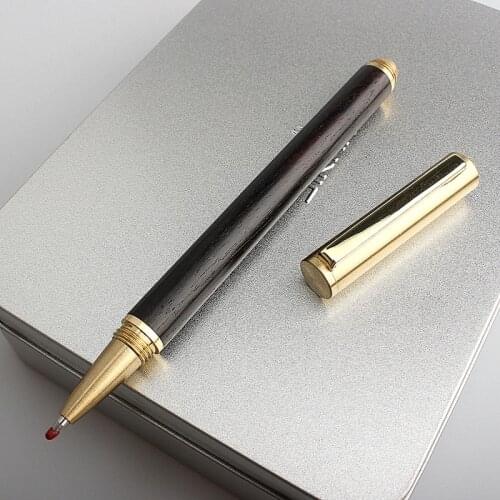 High Quality Wood Ballpoint Pens Business Office Sign Pen School Student Writing Rollerball Pen Stationery Supplies