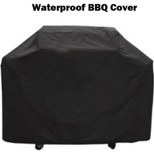 Protective Rectangle BBQ Cover for Picnic Waterproof Dustproof Sunscreen Barbeque Cover Easy-to-use Protector for Grilling #CW