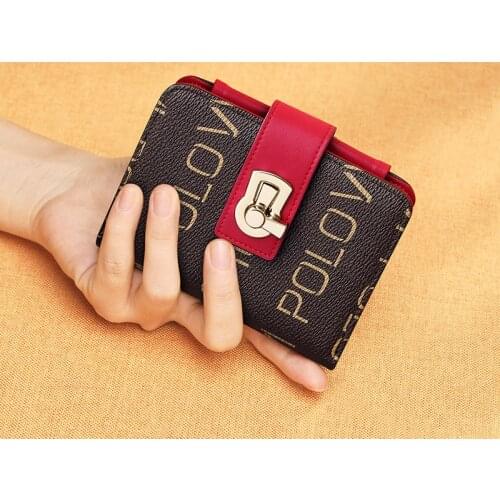Womens fashion wallet leisure high grade card cover zipper Coin Purse multi function retro Wallet Card Holder