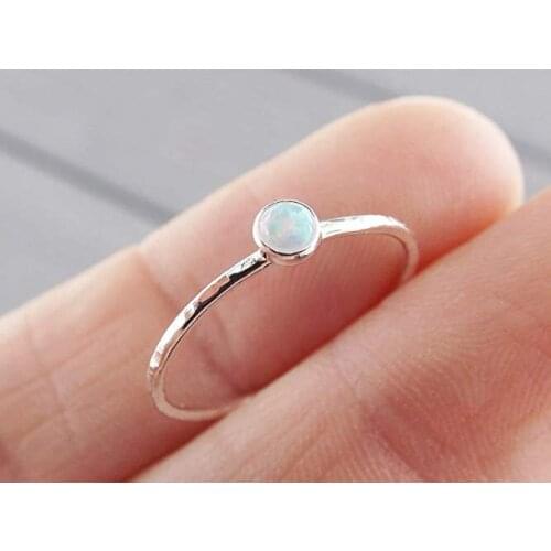 BUDROVKY Rings For Women Round Stone Cubic Zirconia Ring Jewelry Wedding Engagement Bridal Accessories Drop Shipping