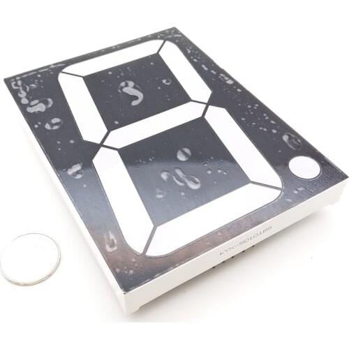 5PCS x 5 inches white SM715001 Common Cathode /Anode Single Digital Tube LED Display Module