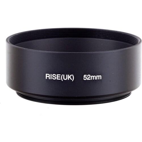 52mm Professional Standard Metal Lens Hood for Canon Nikon Sony Leica Olympus Pentax